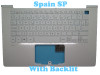 Laptop White PalmRest& White Keyboard For LG 14Z970-GA5HK 14Z970-G.AA52C 14Z970-G.AA53C 14Z970-G.AA75C 14Z970-G.AA76C 14Z970-GA55J 14ZD970 Spain SP With Backlit NO Touchpad