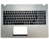 Laptop Palmrest&Keyboard For ASUS N56 N56J N56V N56JR N56JK N56JN N56VM N56VJ N56VM 9Z.N8BBU.K1E 0KN0-M32LA23 0KNB0-6621LA00 Silver C Shell With LA Latin America Black Keyboard With Backlit No touchpad