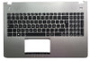 Laptop Palmrest&Keyboard For ASUS N56 N56J N56V N56JR N56JK N56JN N56VM N56VJ N56VM 9Z.N8BBU.K2A 0KN0-M32AF23 0KNB0-6621AF00 Silver C Shell With ARFR Arabia France Black Keyboard With Backlit No touchpad