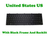 Laptop OEM Keyboard For CLEVO W350ETQ W350SKQ W350SSQ W355STQ W370ET W370SK W370SSQ W370ST United States US Black Frame And Backlit