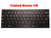 Laptop Keyboard For Thomson NEO14-32WC United States US Black Without Frame