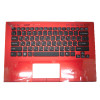 Laptop Palmrest For SONY For VAIO VPC-SA VPCSA Series 9Z.N6BBF.00R 024-4133-8024-A red with Russia RU black keyboard with backlit without touchpad upper case used