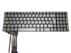 Laptop Keyboard For ASUS R555 R555J R555JB R555JX R555JW R555JQ R555Z R555ZU With Backlit SW Swiss Silver