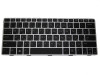 Laptop Keyboard For HP ELITEBOOK REVOLVE 810 G1 810 G2 810 G3 Black With Silver Frame&Backlight Arabia AR SG-57700-X1A 90.4XF07.L0A 706960-171 SN8123BL 716747-171
