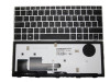 Laptop Keyboard For HP ELITEBOOK REVOLVE 810 G1 810 G2 810 G3 Black With Silver Frame&Backlight Belgium BE SG-57700-2JA 90.4XF07.L1A 706960-A41 SN8123BL 716747-A41
