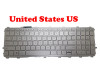 Laptop Keyboard For HP For ENVY 15-J000 United States US Silver With Silver Frame With Backlight SG-57670-XUA V140626AS2 US