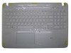 Laptop Palmrest For SONY VAIO SVF152 Series 3PHKDPHN040 MP-12Q23US-9201 with English US non-backlit keyboard white with touchpad upper case used