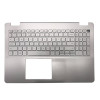 Laptop Palmrest For DELL Inspiron 15 5584 0DFX5J DFX5J With English US Keyboard Silver Upper Case New