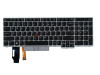 Laptop Keyboard For Lenovo Thinkpad E580 E585 E590 E595 L580 L590 T590 P52 P52S P53 P72 P73 English US 01YN660 01YN740 With Silver Frame New