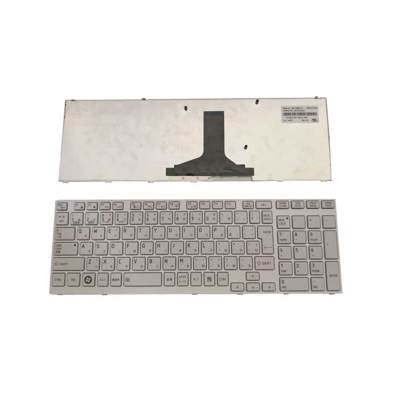 Laptop Keyboard For Toshiba Dynabook T550 T4bb T560 58ab Axw 70mw Axw 90mw Japanese Jp Ja White New Linda Parts