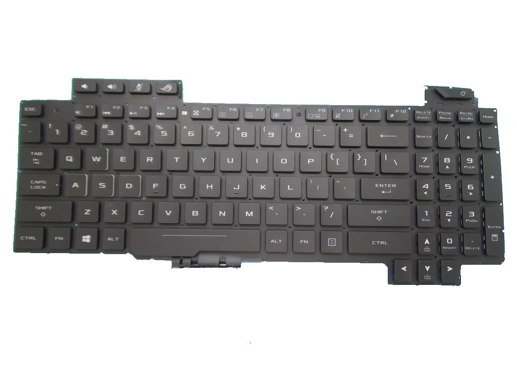 Teclado ASUS ROG Strix GL503 GL503V GL503VD GL503VS GL503VM GL503GE Color Negro, En Inglés, Luz - Foto 2