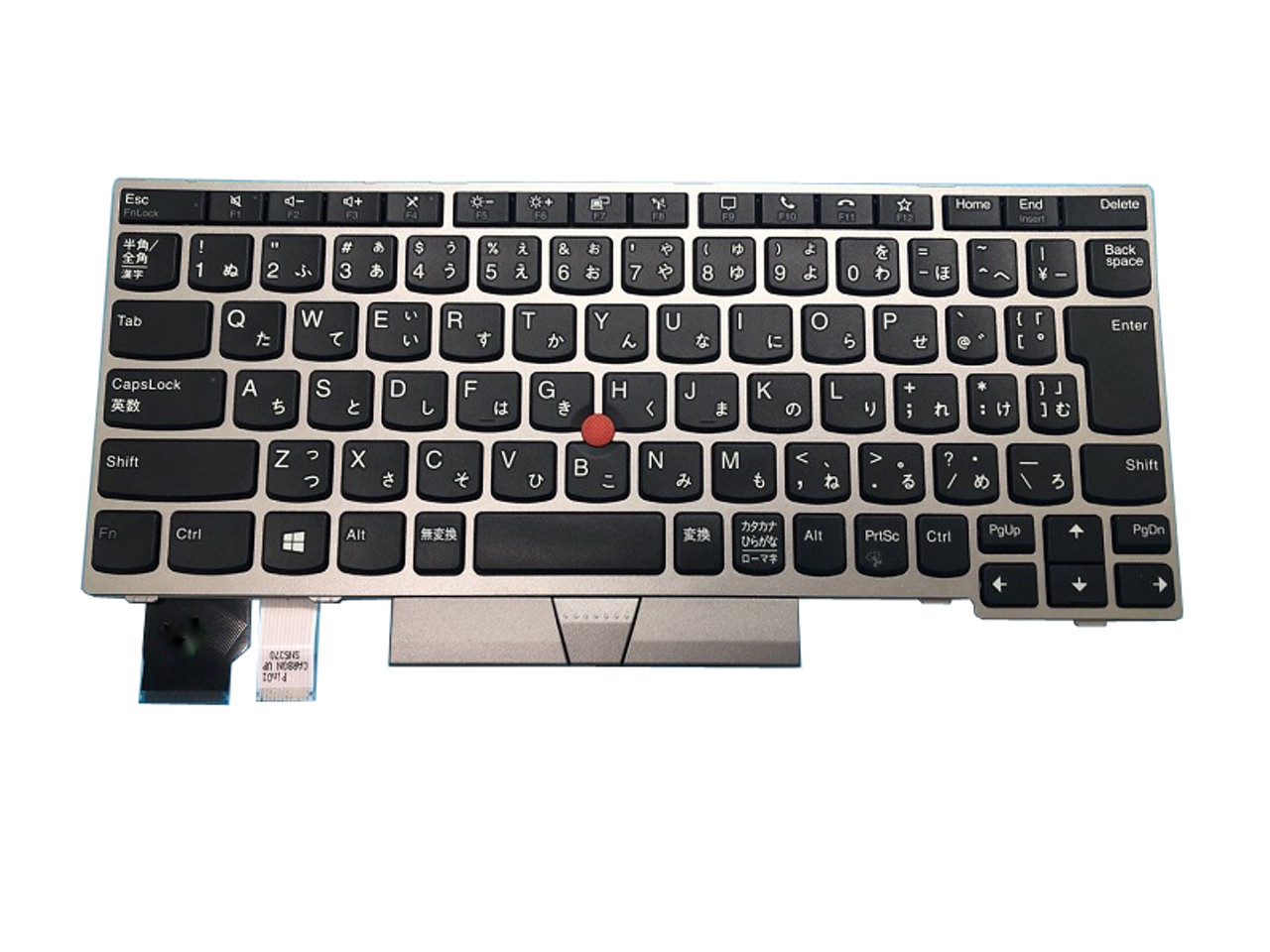 Laptop Keyboard For Lenovo Thinkpad X280 A285 X390 X395 L13 Yoga Japanese  JP JA Silver Frame Without Backlit New