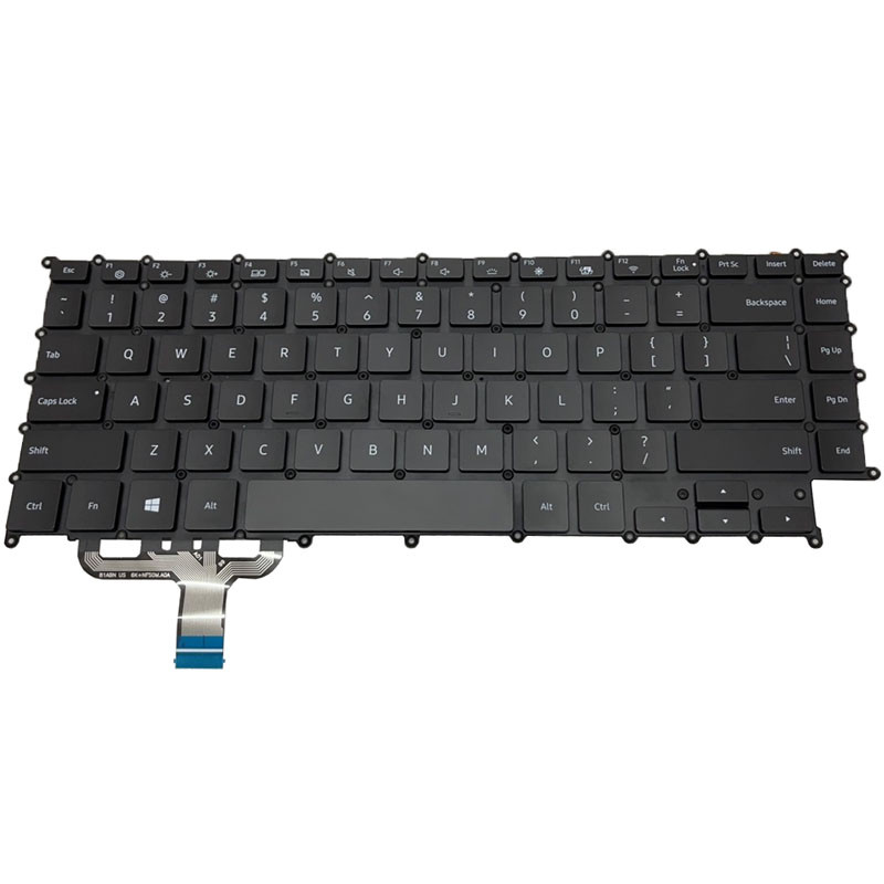 Laptop Keyboard For Samsung NP950SBE 950SBE English US With Backlit