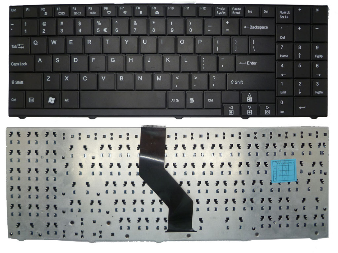 Laptop Keyboard for MEDION AKOYA P6634 MD98179 MD98173 MD98930 Black Without Frame Spanish SP Laptop Keyboard for MEDION AKOYA P6634 MD98179 MD98173 MD98930 Black Without Frame Spanish SP