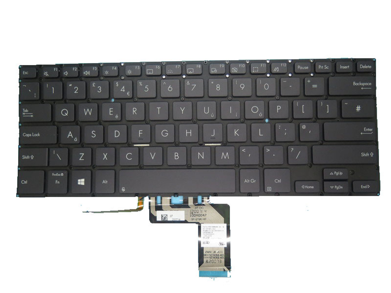 Laptop Keyboard For Asus 9z Nembn 40u Nsk Wm4bn 0u 701200592051 United Kingdom Uk Linda Parts