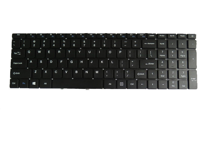 Laptop Keyboard For I-life Digital Zed Air CX7 Black Without Frame