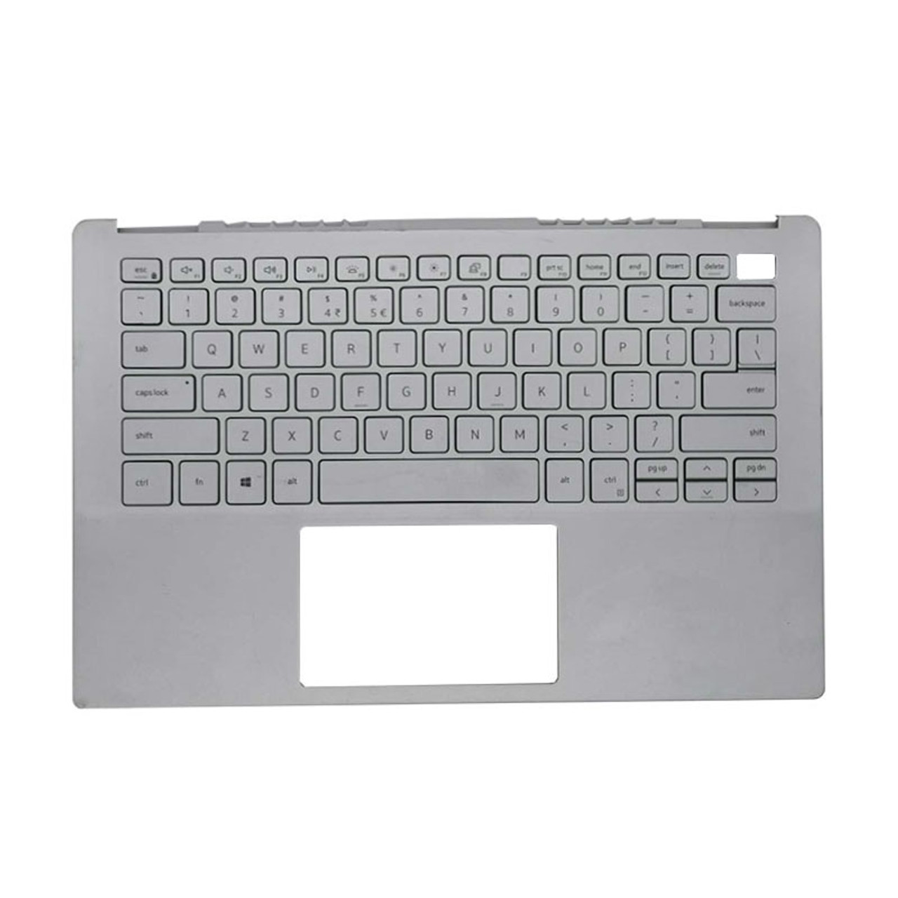 Laptop Palmrest For DELL Inspiron 13 7391 0RKN9J RKN9J Silver With Backlit  English US Keyboard Upper Case Used - Linda parts