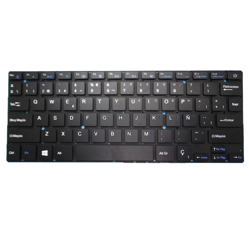Laptop Replacement Keyboard For EXO Smart M37 / M37 Plus Spanish SP ...