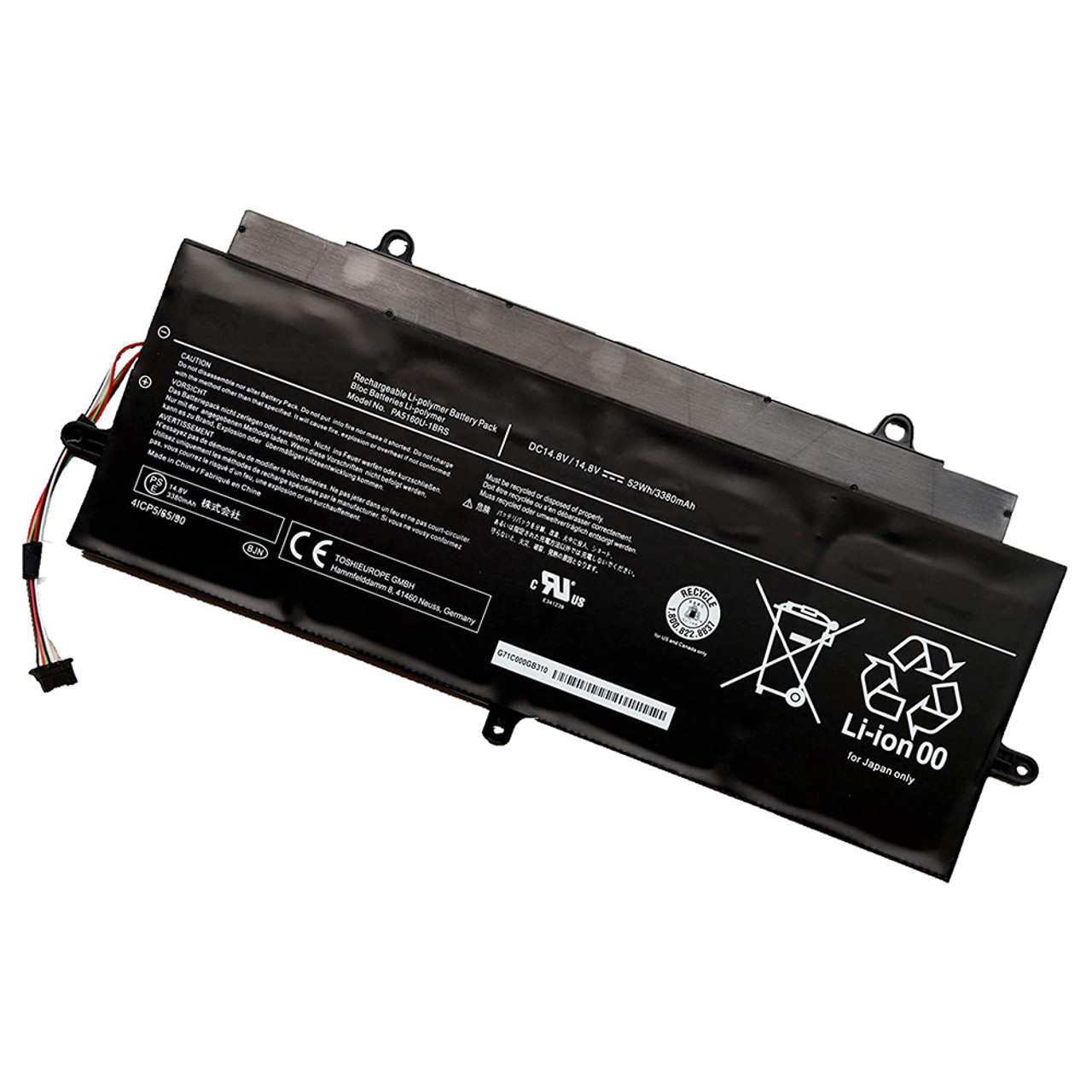 Laptop Battery For Toshiba DynaBook KIRA V63 V632 V634 V73 V83 V832 V834  VB73 VB83 VZ63 VZ73 VZ83 14.8V 52WH 3380MAH New