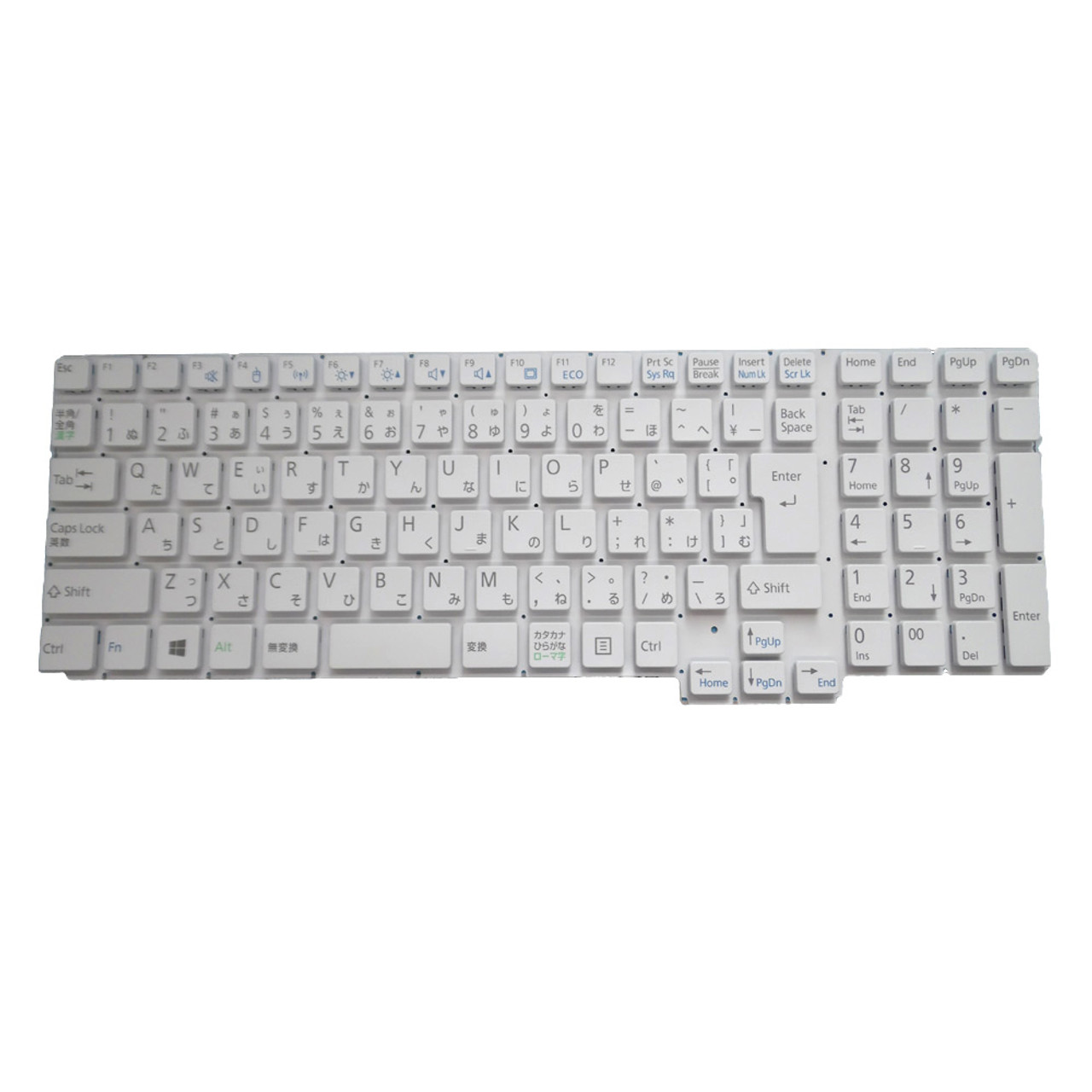 Laptop Keyboard For Fujitsu LifeBook AH42/A3 AH42/Y AH45/A3 AH45/X AH46/X  AH47/A3 AH49/X? Japanese JP JA White Without Frame New