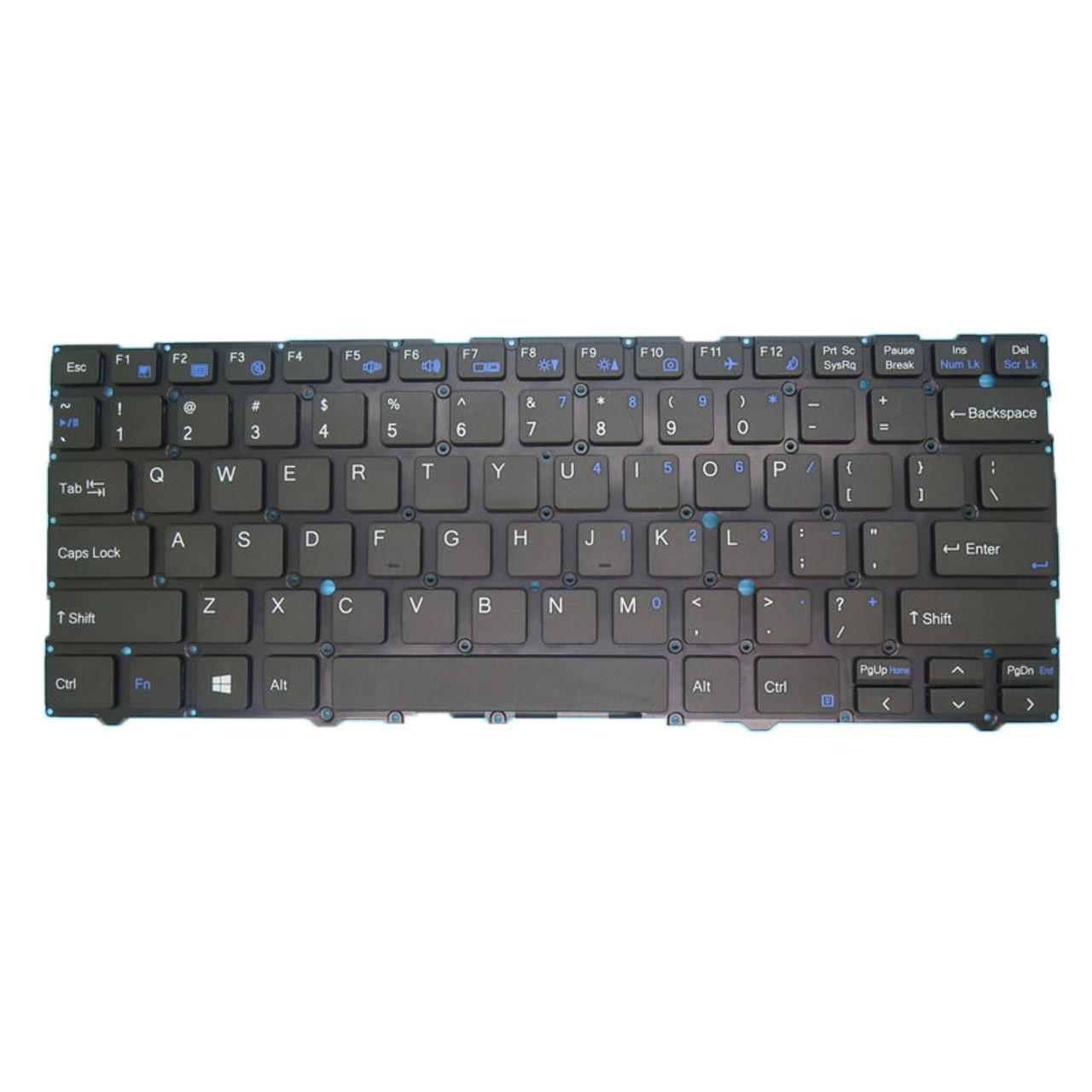Laptop NO Backlit Keyboard For CLEVO NL40CU NL40GU NL40LU