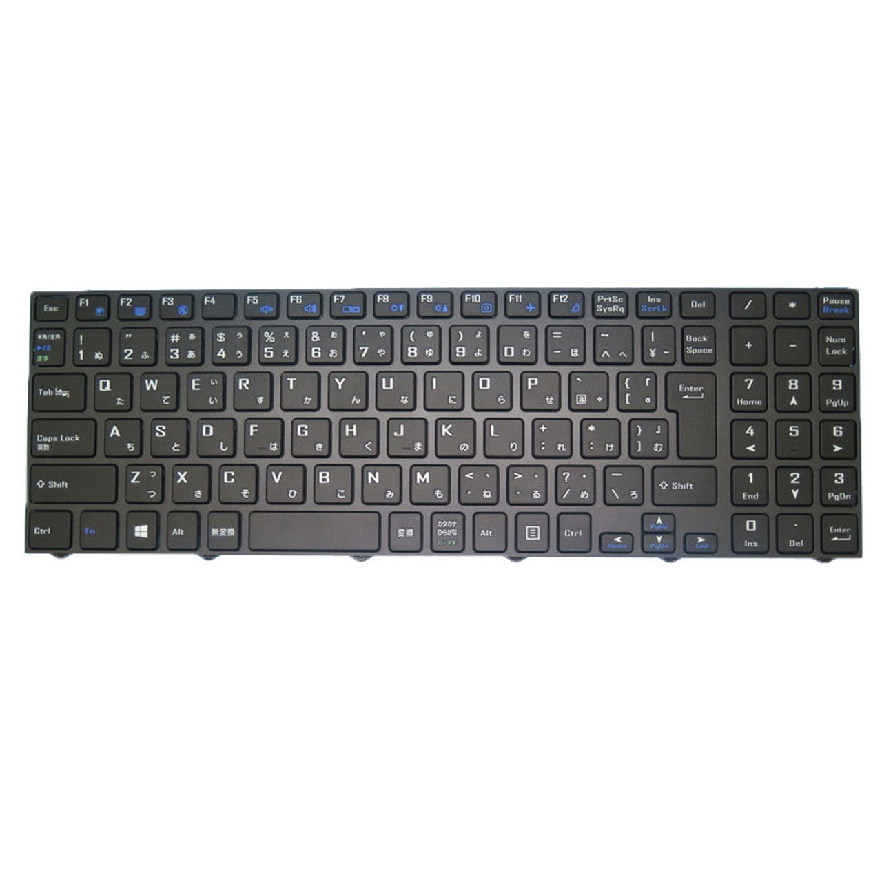 Laptop Keyboard For Tsukumo eX.computer note N1504K N1504K-310T/8G  N1504K-520/T N1504K-730/T NJ51CU Japanese JP JA Black Without Backlit New