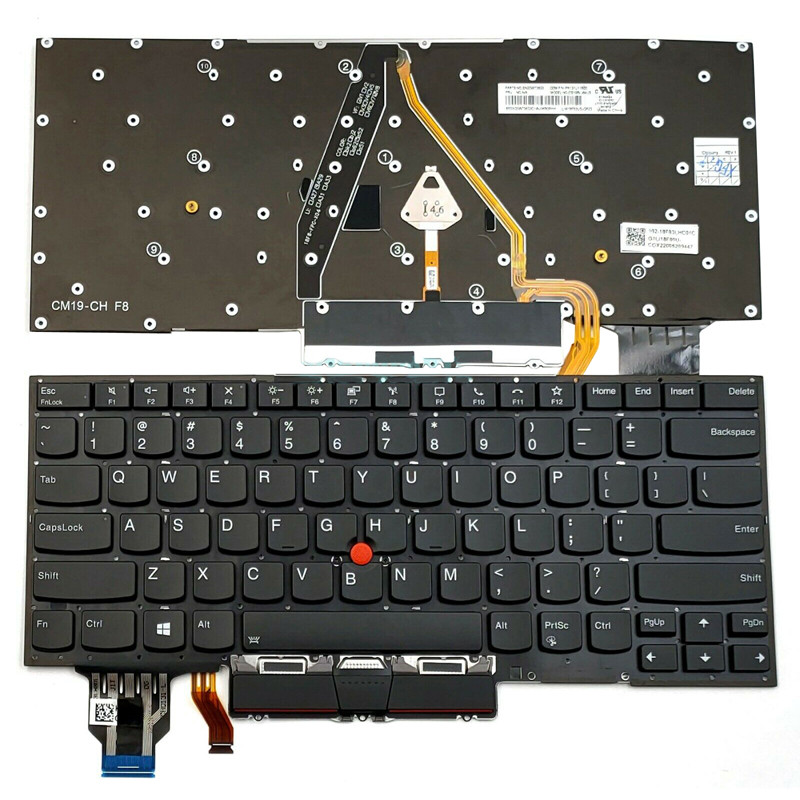 Laptop Keyboard For Lenovo Thinkpad X1 Carbon 8th Gen English US