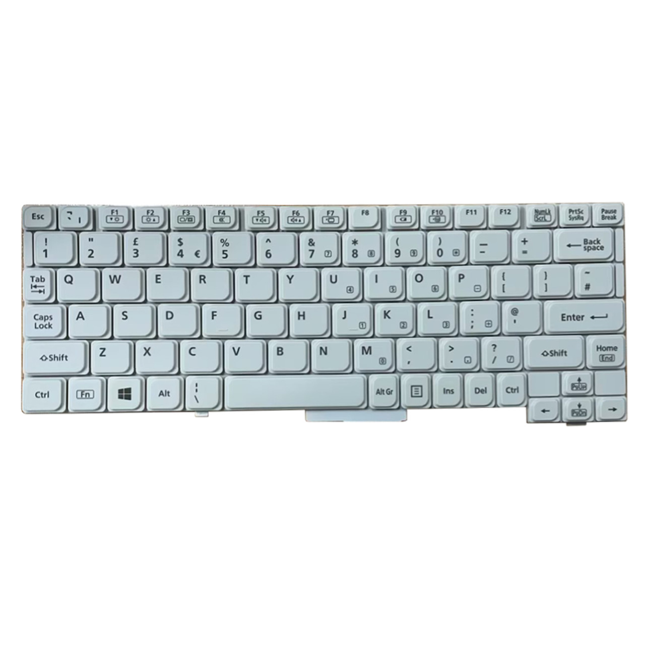 Laptop Keyboard For Panasonic Let's note CF-XZ6 HMB8360CPA10 01A  SN1904160040 United Kingdom UK White New