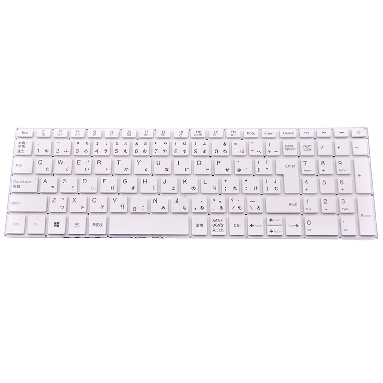 Laptop Keyboard For NEC LaVie NS150/KAW-T PC-NS150KAW-T NS150/KAW-YC  PC-NS150KAW-YC Japanese JP JA White Without Frame New