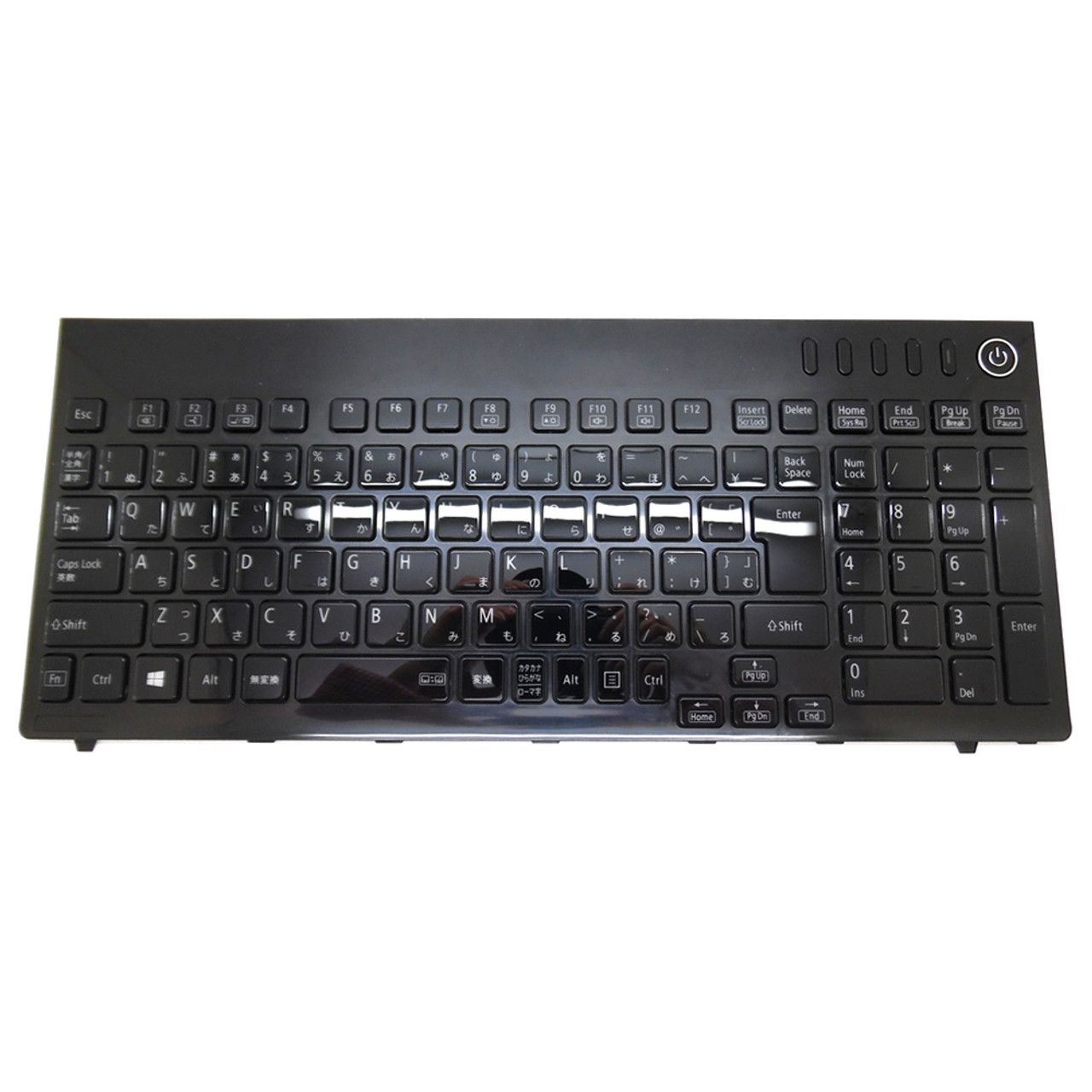 Laptop Keyboard For NEC LaVie GL255T/SZ PC-GL255TSAZ PC-GL255TSDZ  PC-GL255TSGZ PC-GL255TSLZ Japanese JP JA Black With Frame Used