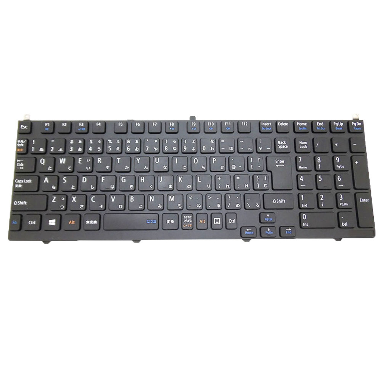 Laptop Keyboard For NEC VersaPro VK25L/D-K VK25LD-K PC-VK25LDZCK  PC-VK25LDZDK PC-VK25LDZEK PC-VK25LDZNK Japanese JP JA Black With Frame With  Numeric ...