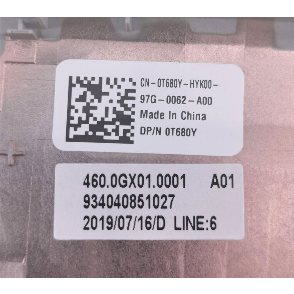 Laptop Replacement Keyboard Compatible For Dell Inspiron 14-5490 5494 5493 5498 7490 7491 P42E P83F Latitude 3301 3410 US Layout (No Backlit