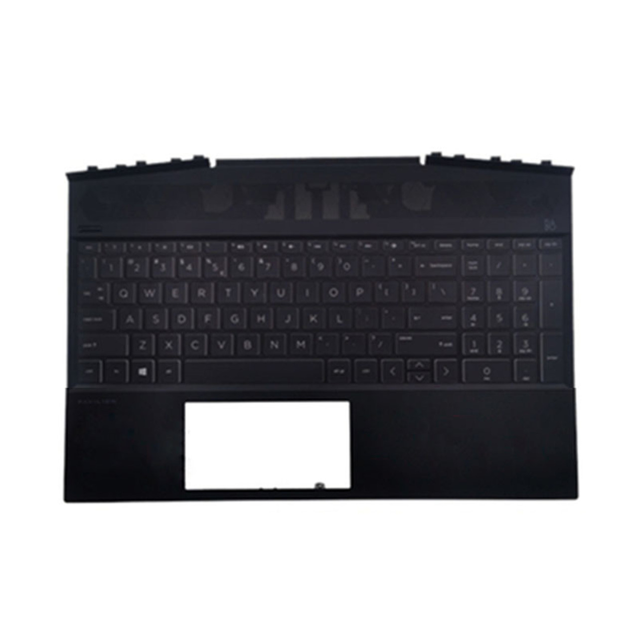 Laptop PalmRest&keyboard For HP Pavilion 15-DK0000 L57595-001 Black Upper  Case United States US keyboard With White Backlit