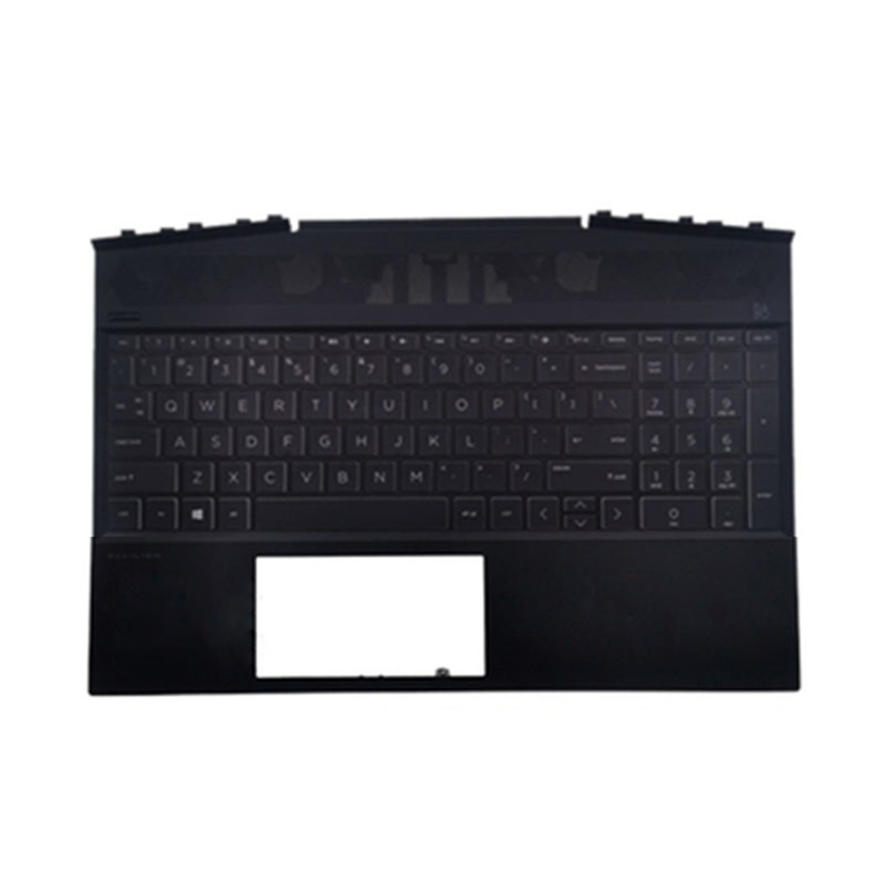 Laptop PalmRestu0026keyboard For HP Pavilion 15-DK0000 L57595-001 Black Upper  Case United States US keyboard With White Backlit - Linda parts