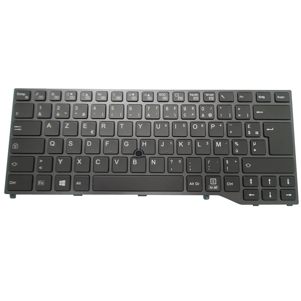 Laptop Keyboard For Fujitsu LifeBook Q738 Q739 French FR Black