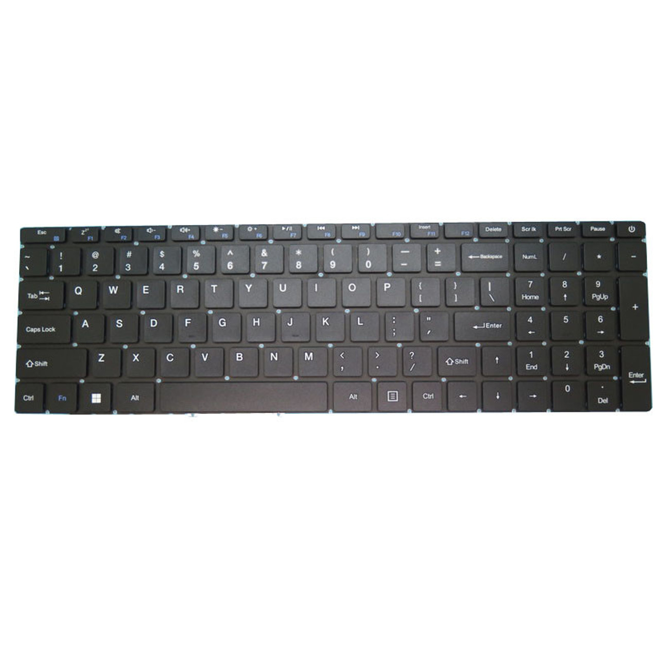 Laptop keyboard For Noblex N15WI3256FHD United States US Black Without ...