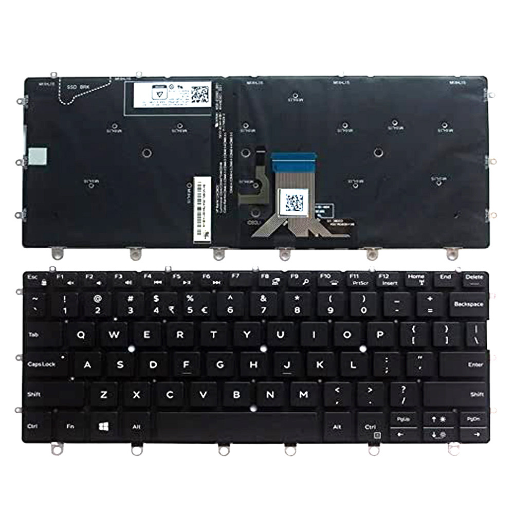 Clavier AZERTY Dell XPS 13 9365 2-en-1 - Modèle NSK-EG0BC, Neuf, Remplacement