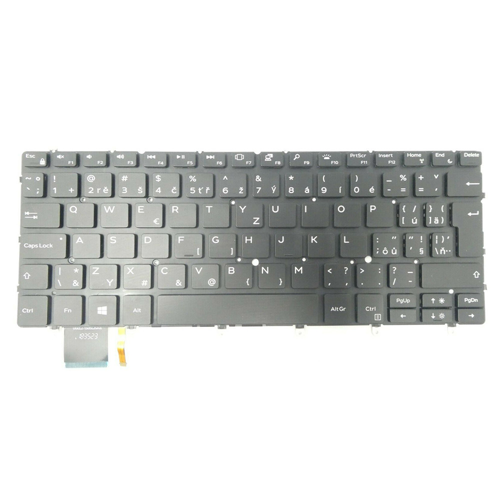 Tastatur Für Dell XPS 13 9370 9380 9575 - Deutsch QWERTZ Mit Backlight Schwarz