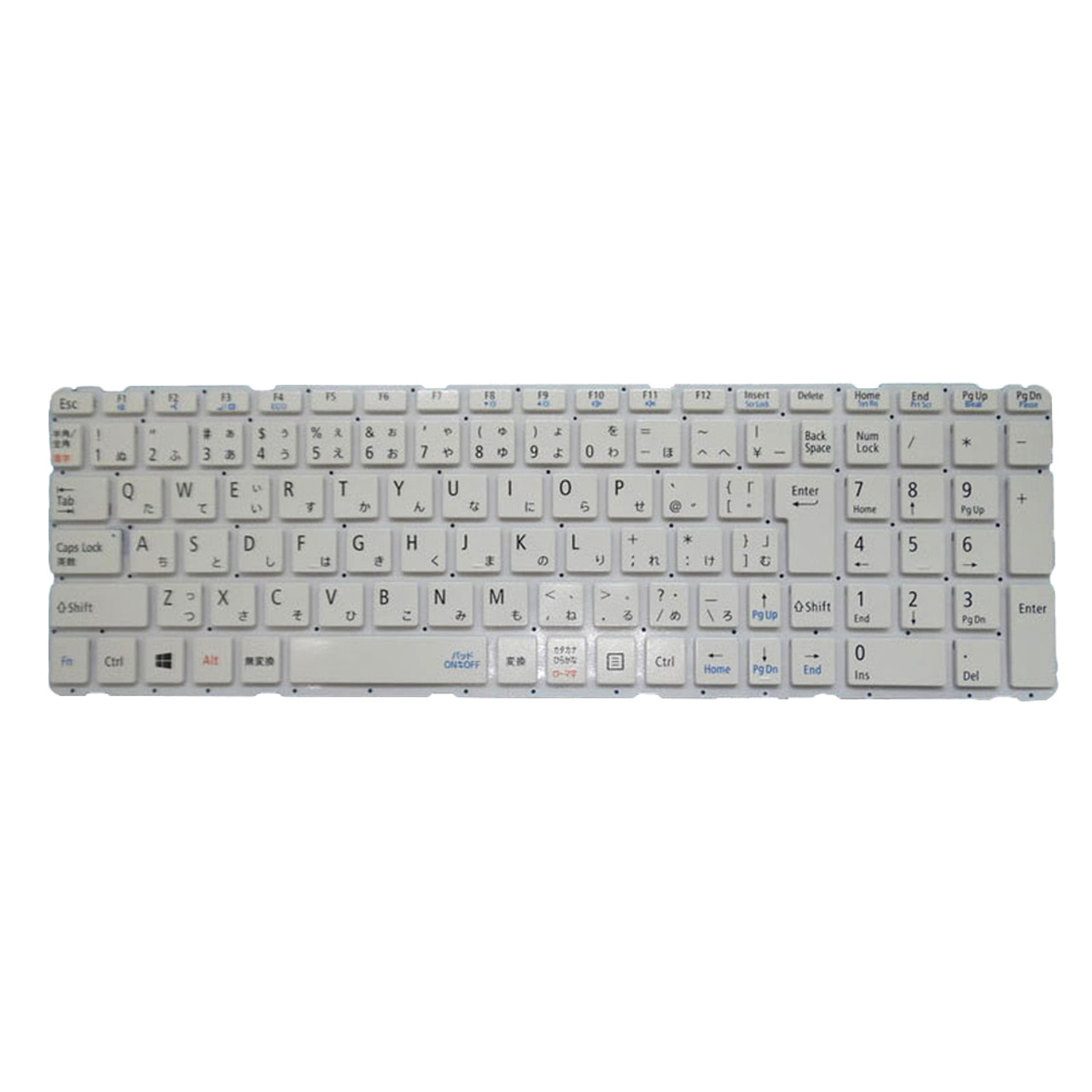 Laptop Keyboard For NEC LaVie GN14CU/T2 PC-GN14CUTA2 PC-GN14CUTD2  PC-GN14CUTG2 PC-GN14CUTL2 Japanese JP JA White Without Frame New