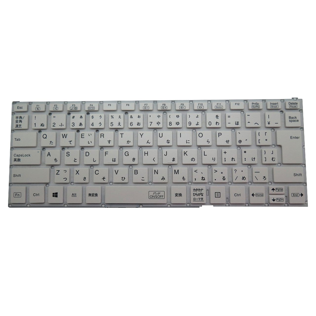 Laptop Keyboard For NEC LaVie PC-SN18CRAAG-4 PC-SN18CRADG-C PC-SN18CRADG-D  PC-SN212RAAG-2 PC-SN212RADG-D Japanese JP JA White Without Frame New