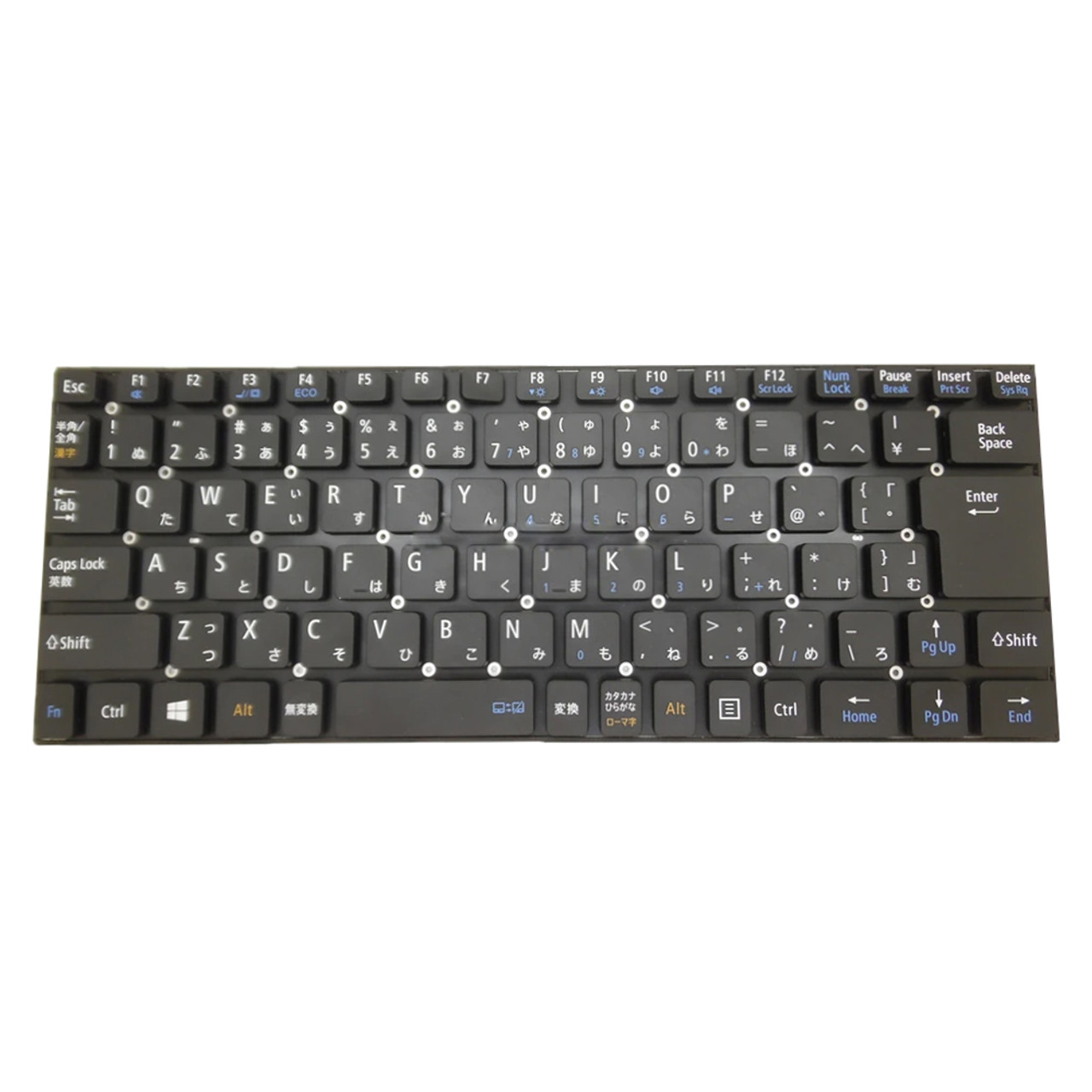 Laptop Keyboard For NEC For VersaPro VJ25L/C-K VJ25LC-K PC-VJ25LCZCK  PC-VJ25LCZDK PC-VJ25LCZEK PC-VJ25LCZNK Japanese JP JA Black Without Frame  Used