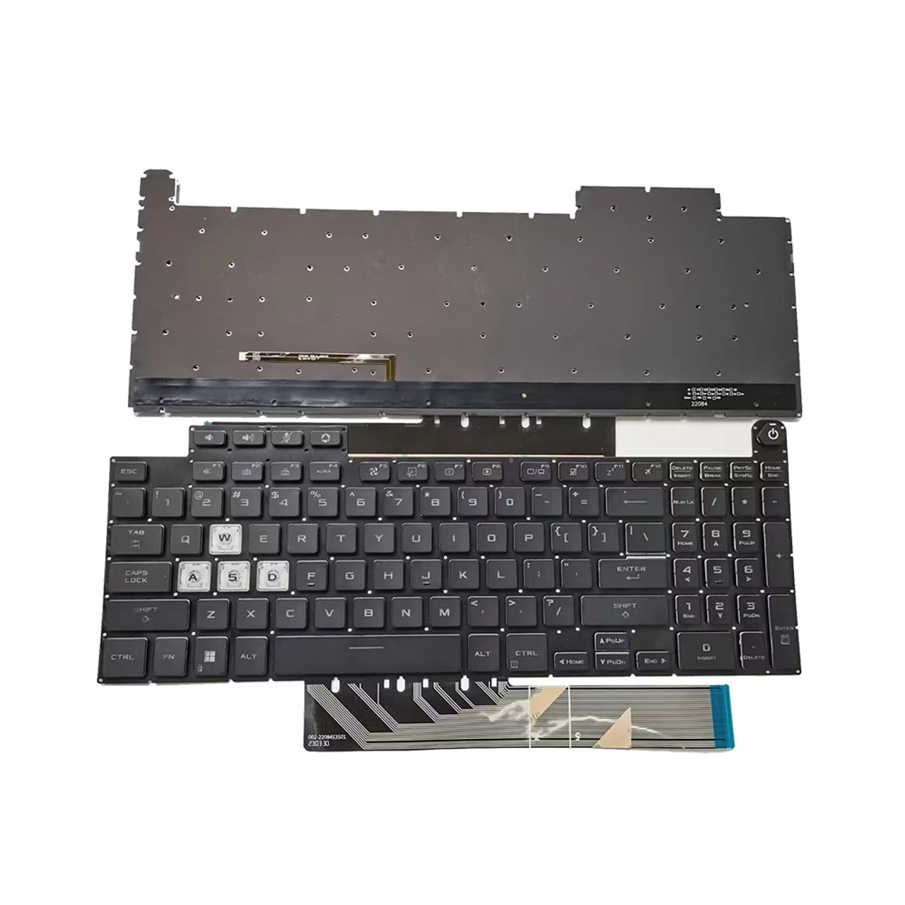 Laptop Keyboard For ASUS TUF Gaming F17 FX707VI FX707VU FX707VV FX707ZI  FX707ZM FX707ZR FX707ZU FX707ZV Black Without Frame With Backlight United  ...