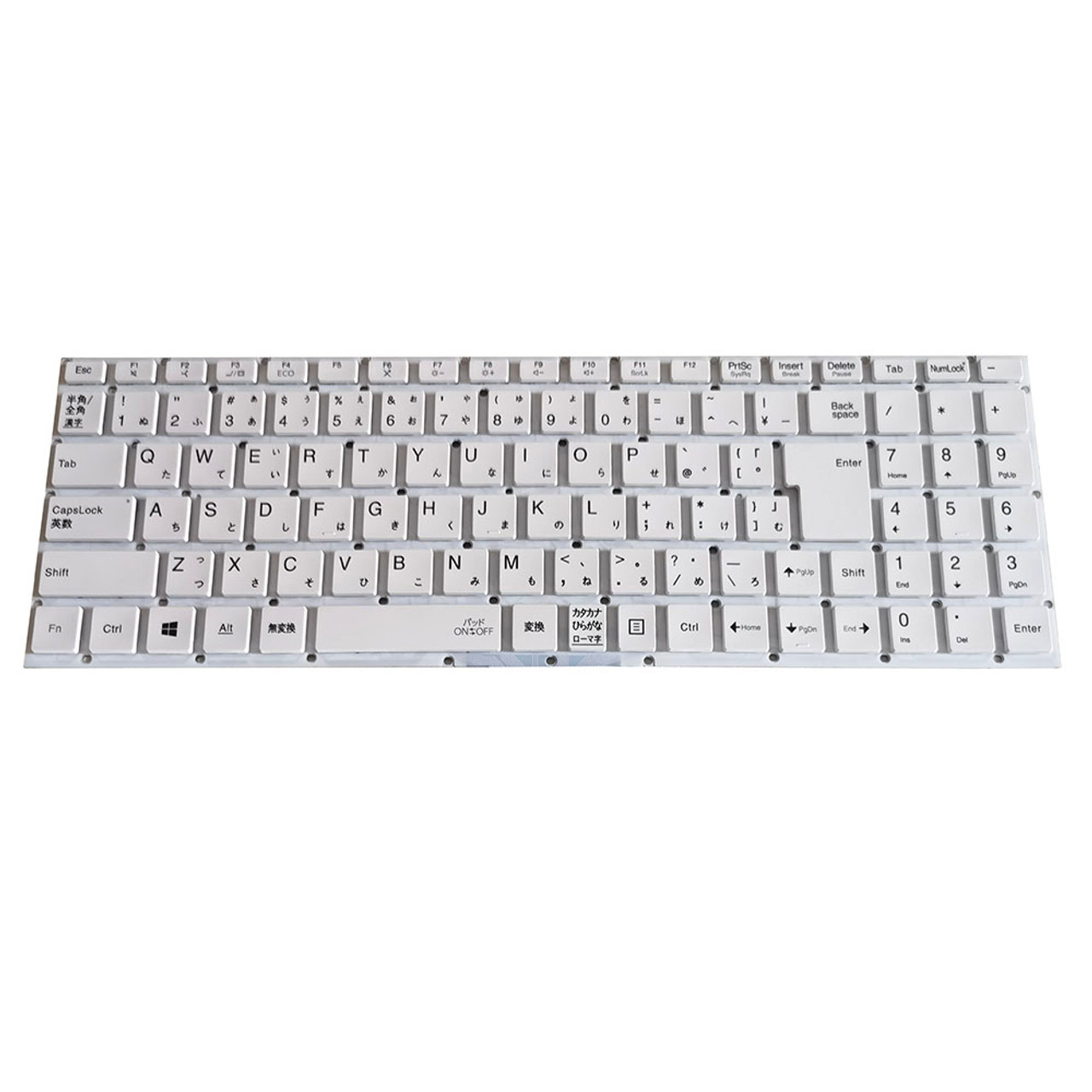 Laptop Keyboard For NEC LaVie SN244/RLAN-2 PC-SN244RLAN-2 SN244/RLDN-C  PC-SN244RLDN-C SN244/RLDN-D PC-SN244RLDN-D Japanese JP JA White Without  Backlit ...