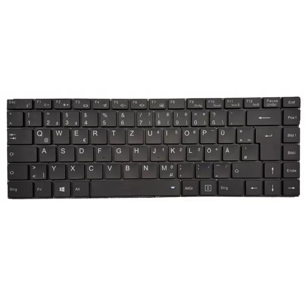 Laptop-Tastatur Für MEDION AKOYA S17405 U.a. – Deutsch, Schwarz, Ohne Rahmen