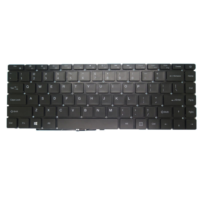 Laptop No Backlit Keyboard For DERE V14S United States US Black Without ...