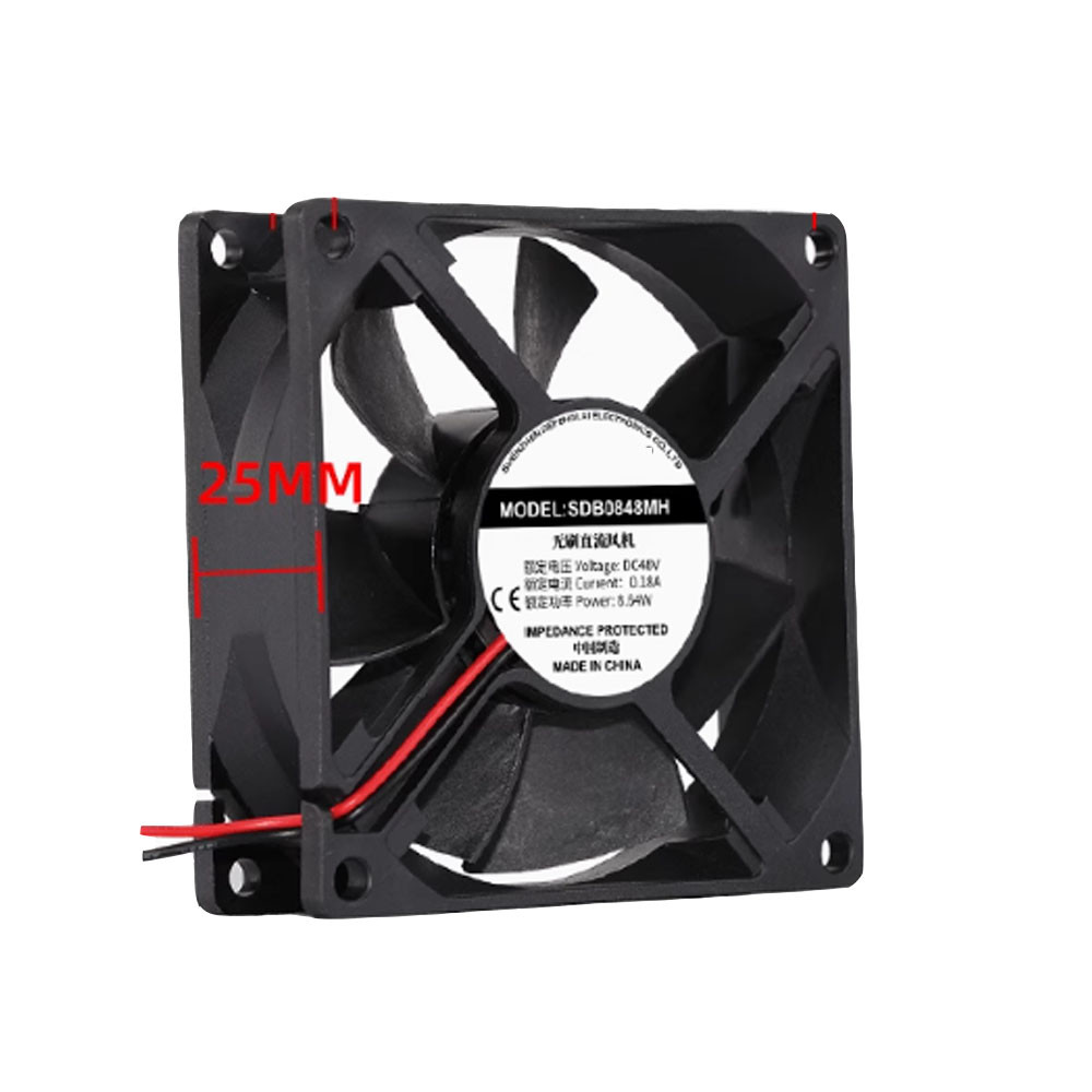 Cooling Fan For SIYOUFAN SDB0848MH 80*80*25MM 48V 0.18A New - Linda parts