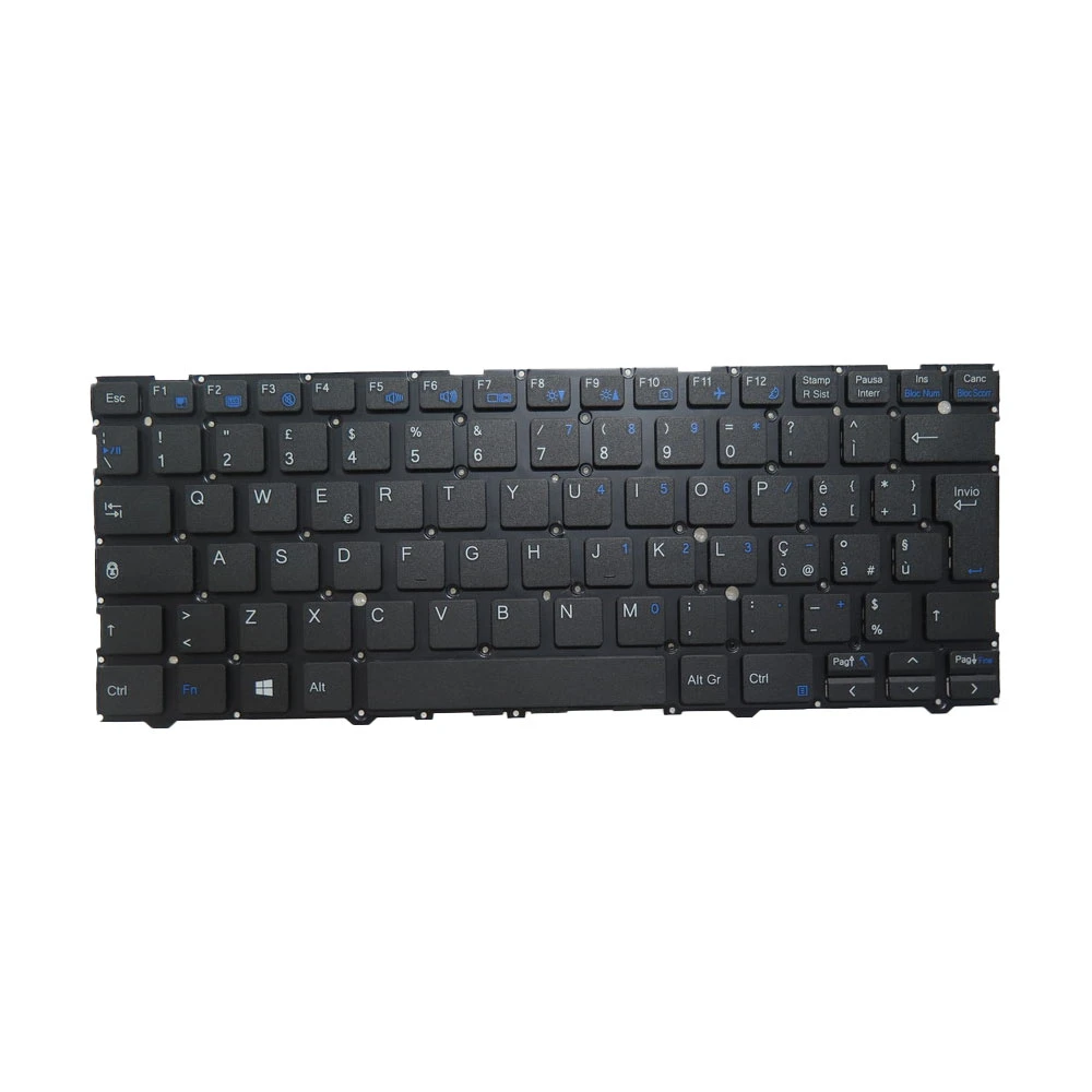 Laptop Keyboard For Metabox Flo L140AU-i7 L140AU i7 Italian IT Black ...