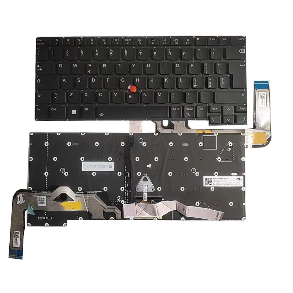 Laptop Keyboard For Lenovo ThinkPad T14s Gen 4 Italy IT With Backlit ...