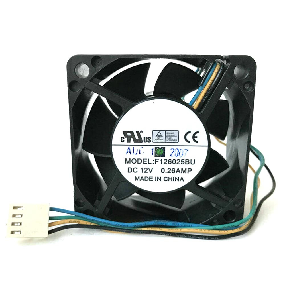 Cooling Fan F126025BU DC12V 0.26AMP 4PIN 4Lines - Linda parts