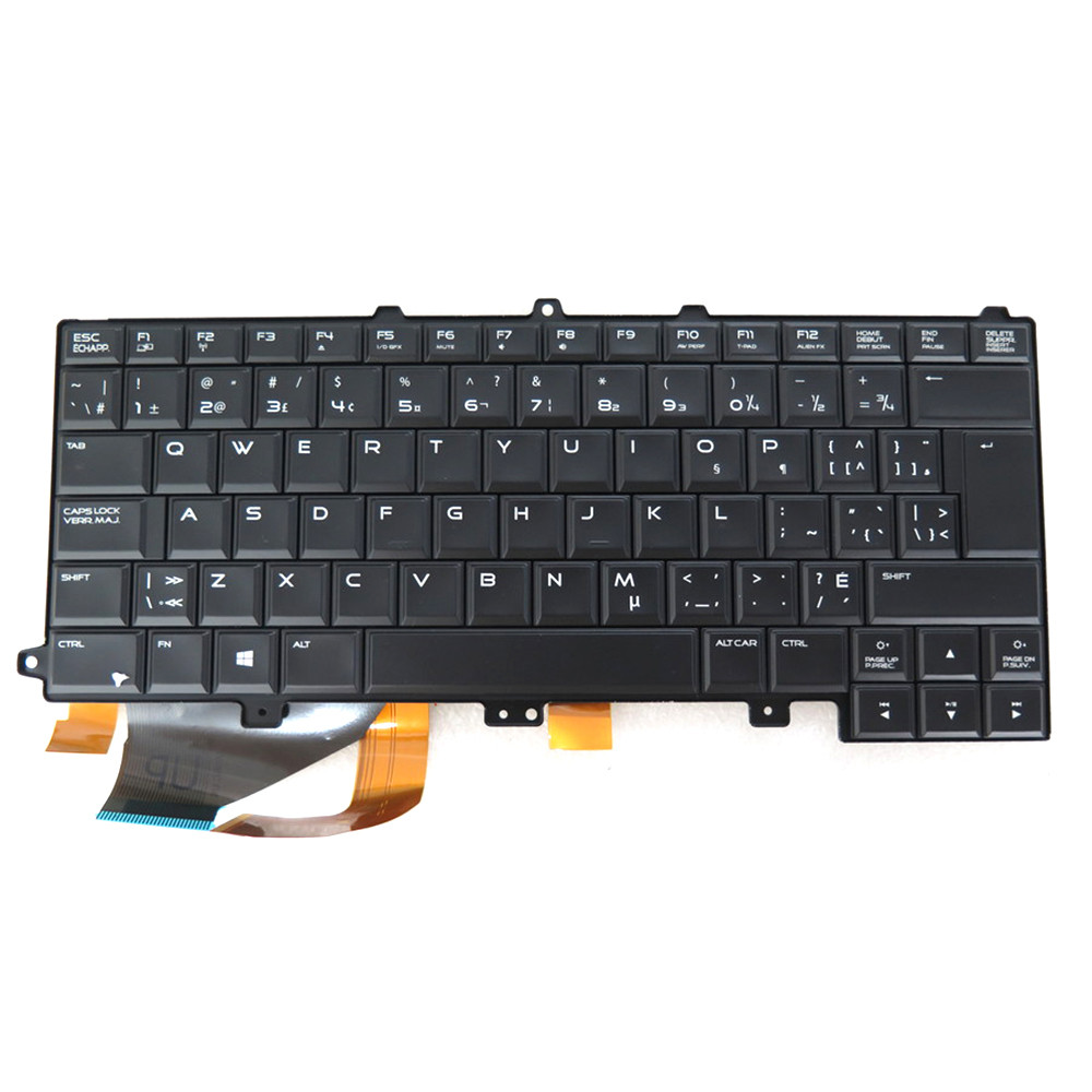 Laptop Keyboard For Alienware M14X R3 / M14X R4 0TTCD0 TTCD0 NSK-LB0BC ...